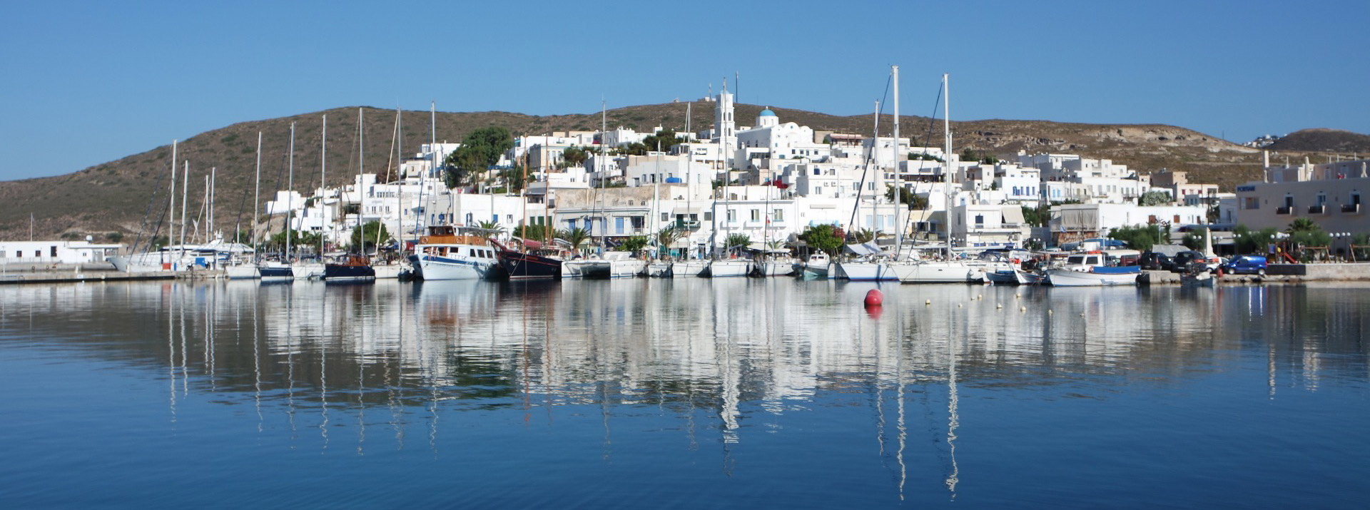 croisiere en grece, arrivée au port à la voile